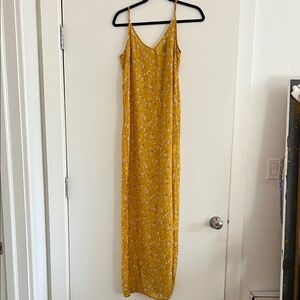 AX PARIS Yellow Floral Maxi Dress